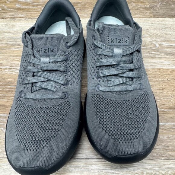 Kizik Lima Gray Breathable Knit Sneakers Women's Size 8/Men's 6.5 - Picture 2 of 7